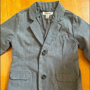 New gray blazer jacket for boys size 2